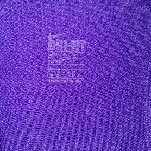 Nike RACERBACK Lot of 2 MEDIUM Peach Purple Drifit Sleeveless Tank Top Gym - Picture 3 of 4